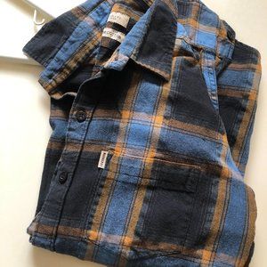 Men's Burberry London Button Down Plaid/Flannel Sz M Premium 100% Cotton